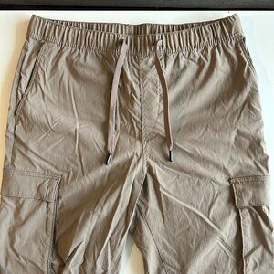 H & M Men's Tan Joggers - Size Medium